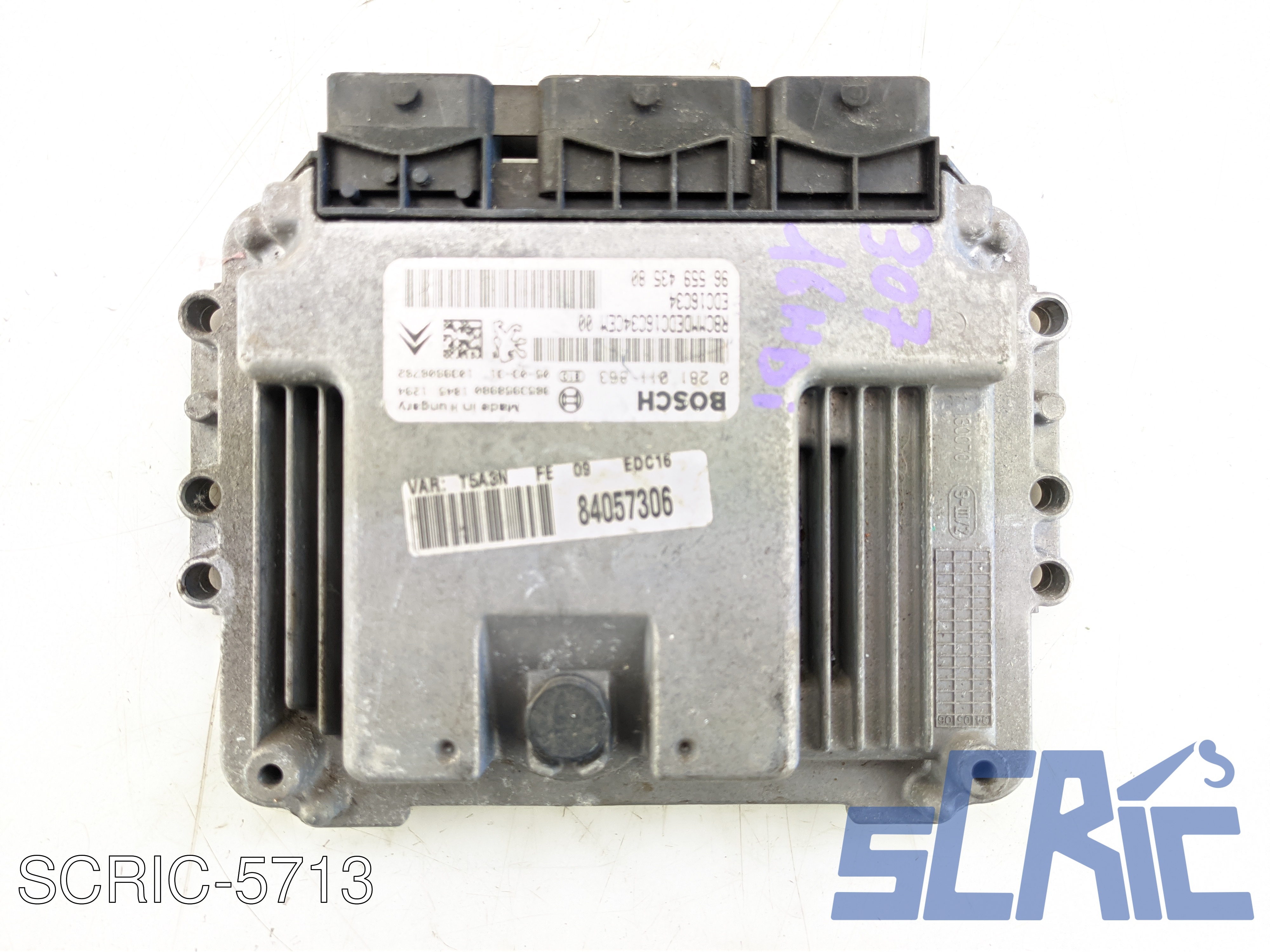 Centralina Motore CITROEN C4 COUPE LA 1.6 HDI 2004-2011 0281011863, 9655943580