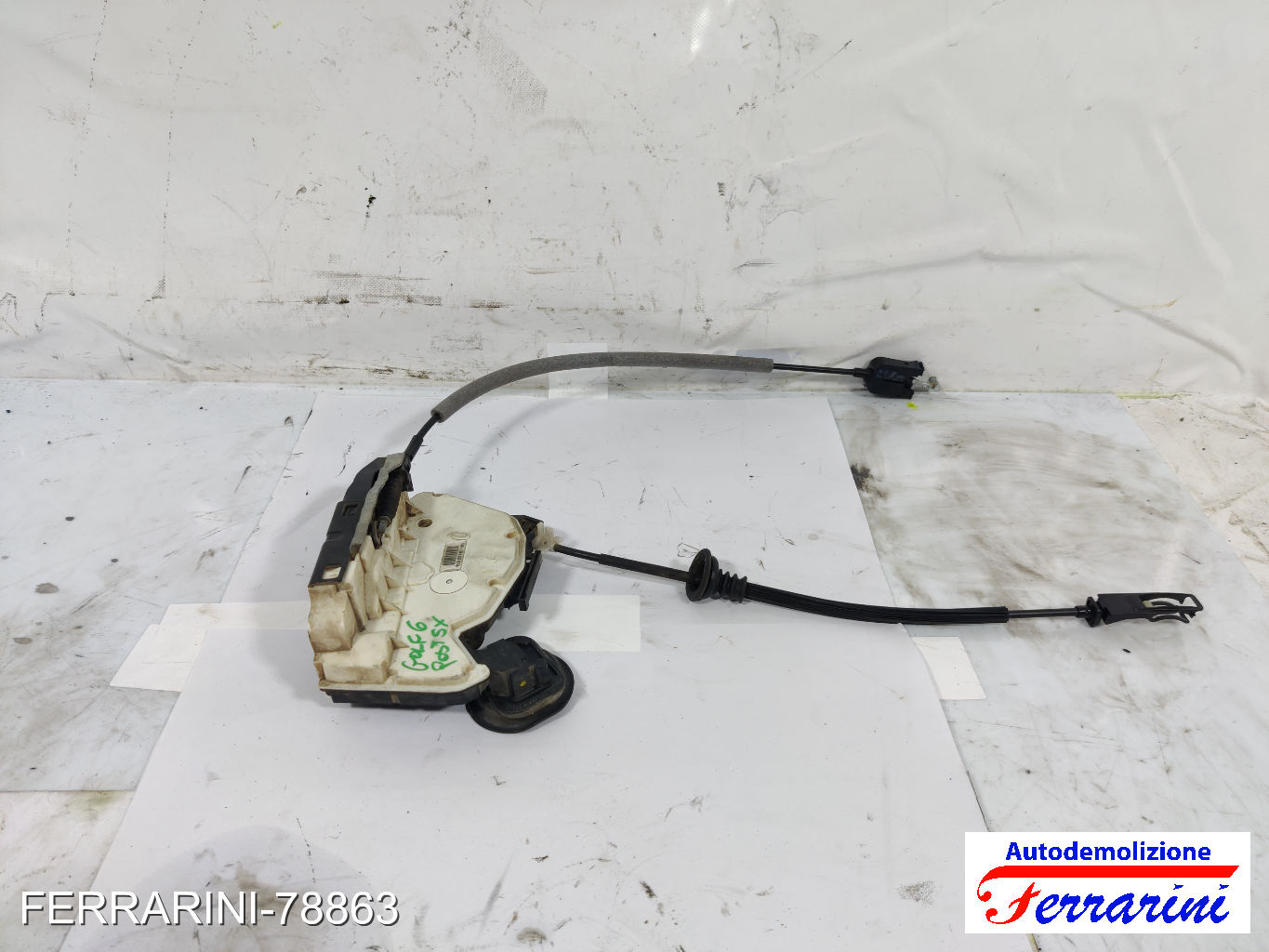 Serratura Porta VW GOLF 6 5K1 2008-2013 sinistro, sx, posteriore, post