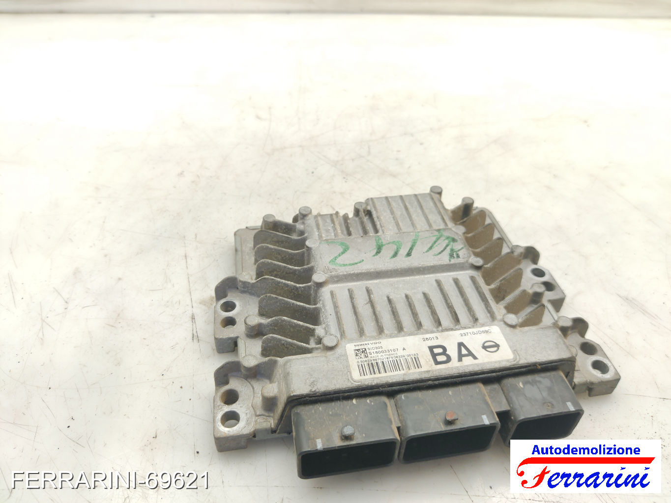 Centralina Motore NISSAN QASHQAI 1 J10, JJ10E, NJ10 1.5 DCI 2006-2013 23710JD59C
