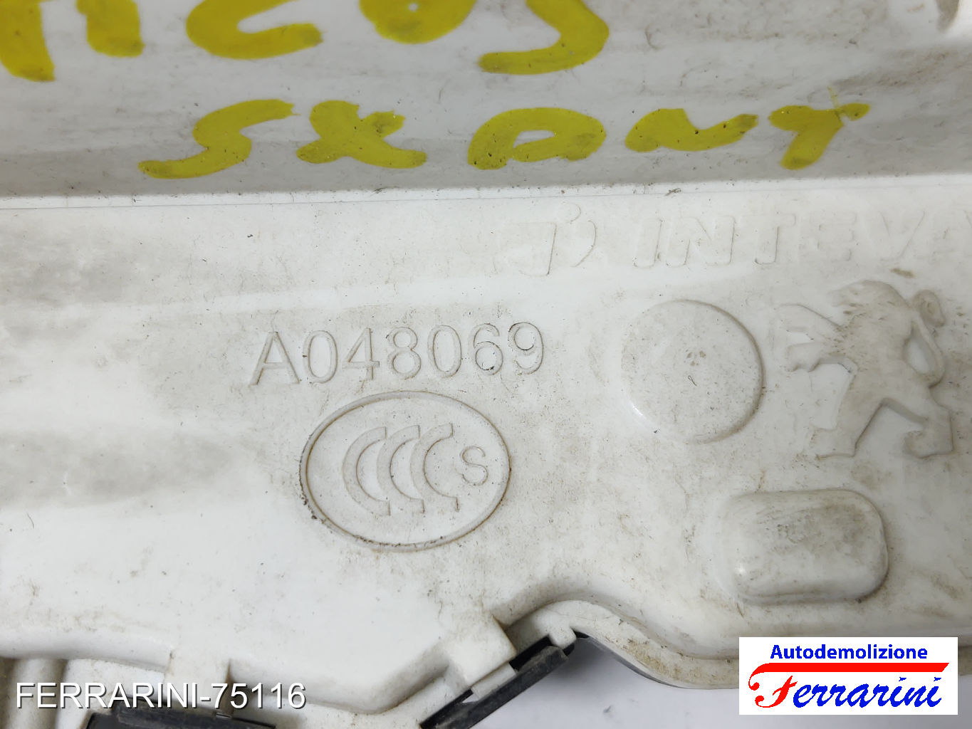 Serratura Porta CITROEN C3 2 SC 2009-2013 sinistro, sx, frontale, anteriore