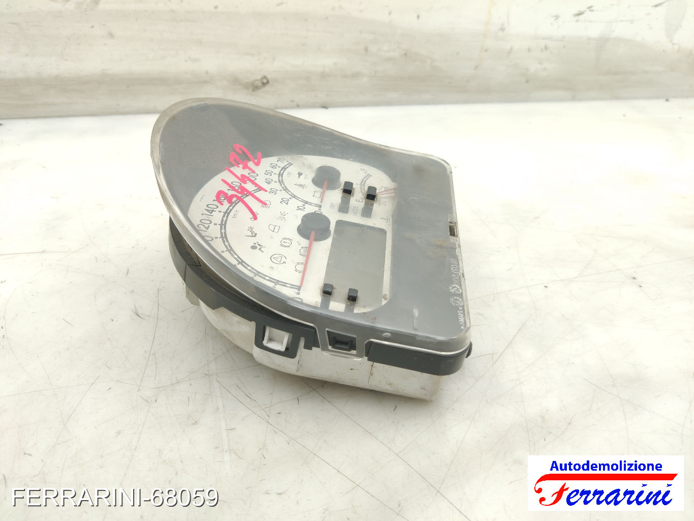 Quadro Contachilometri FIAT MULTIPLA 186 1.9 JTD 2002-2010 51795950, 81269032