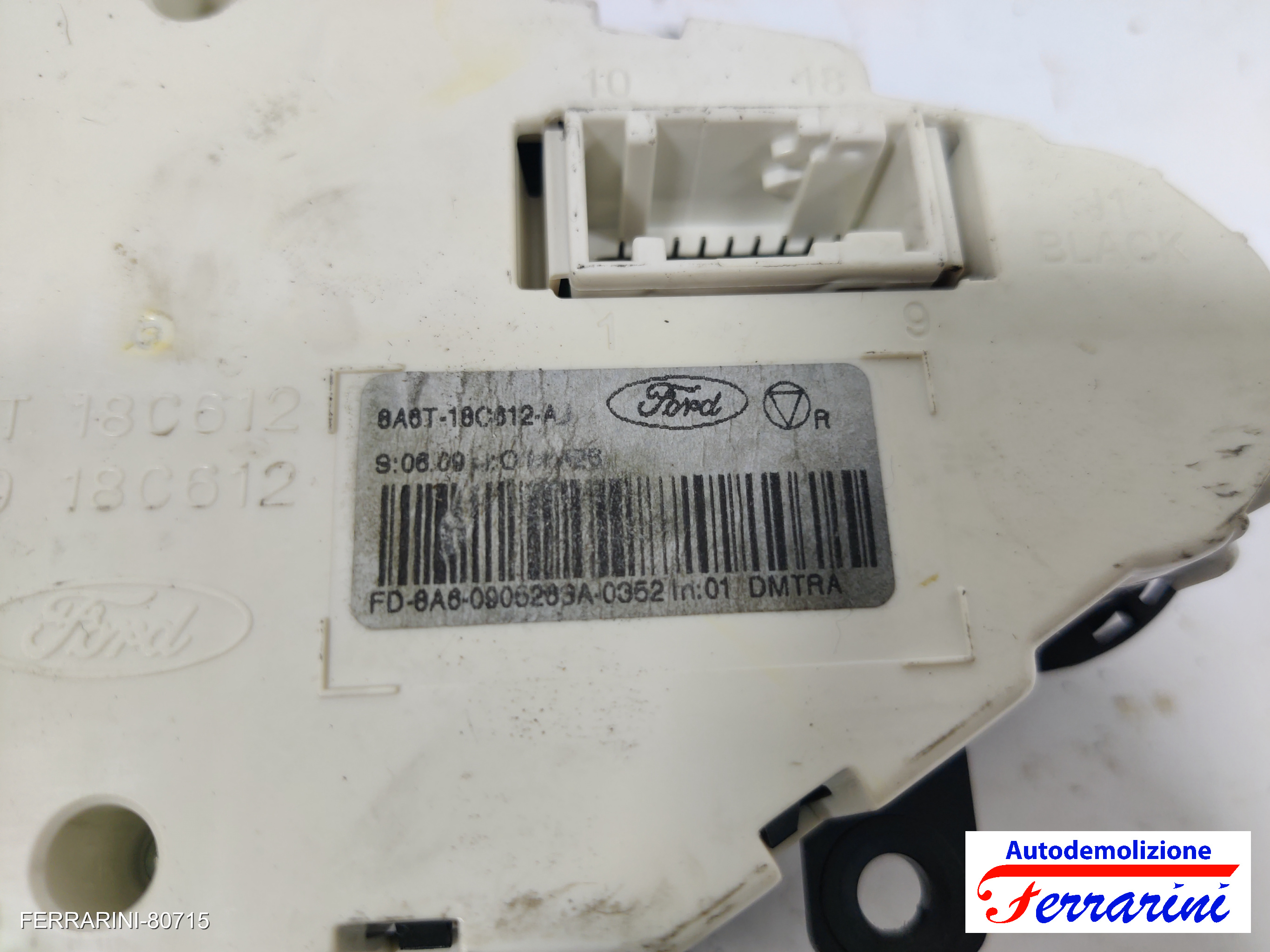 automatico Tastiera Clima FORD FIESTA 6 CB1, CCN 2008-2012 anteriore, frontale 6