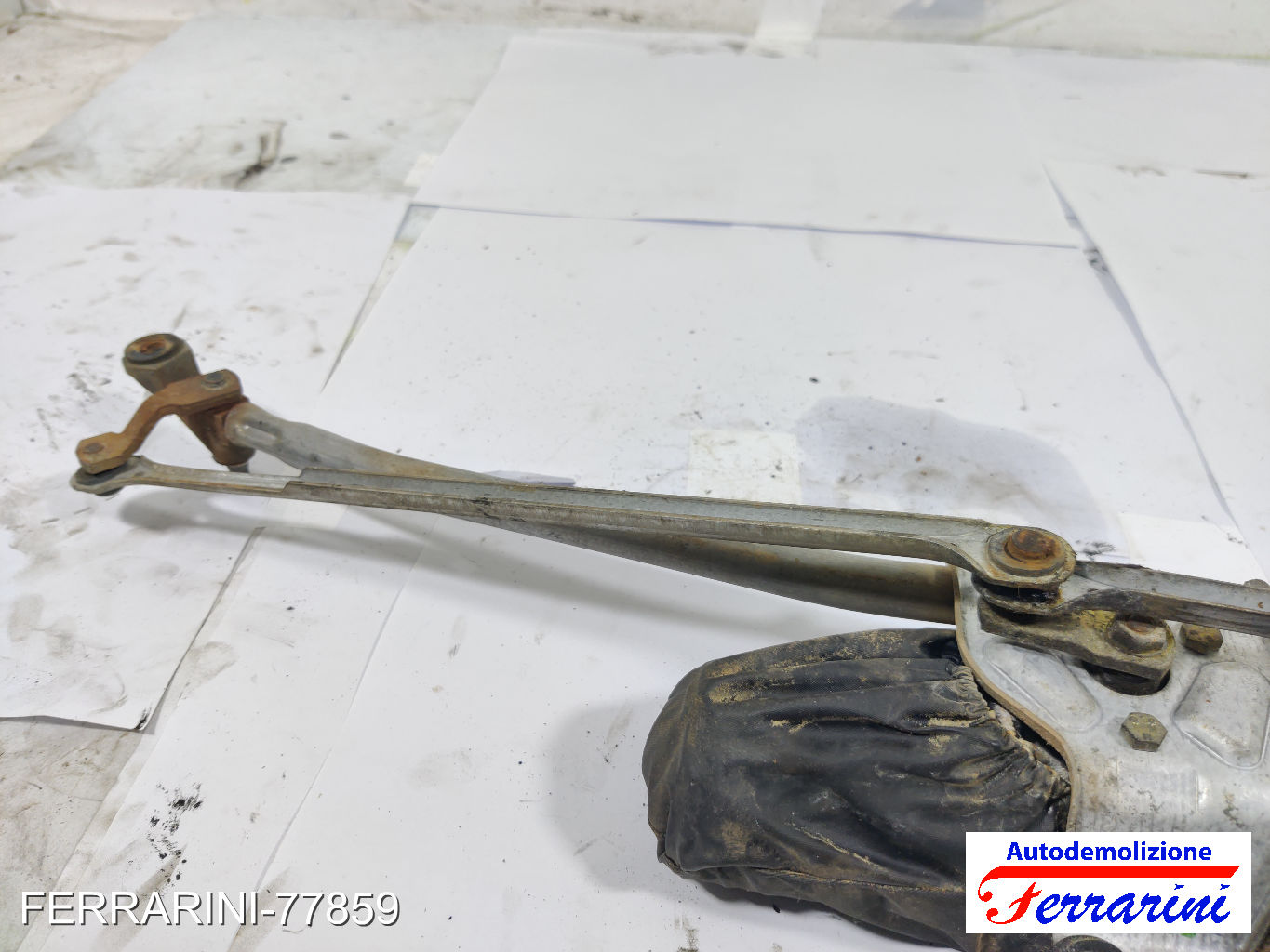 Spazzacqua Motorino Tergicristallo FIAT BRAVA 182 1995-2001 anteriore, frontale