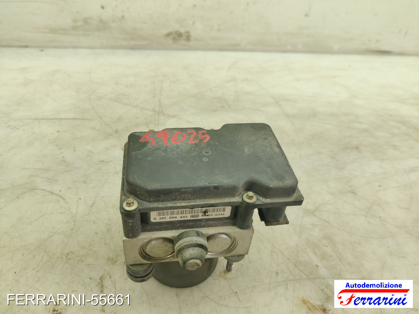 Centralina Pompa Abs OPEL CORSA C X01 1.0 2003-2009 13182319, 0265800443