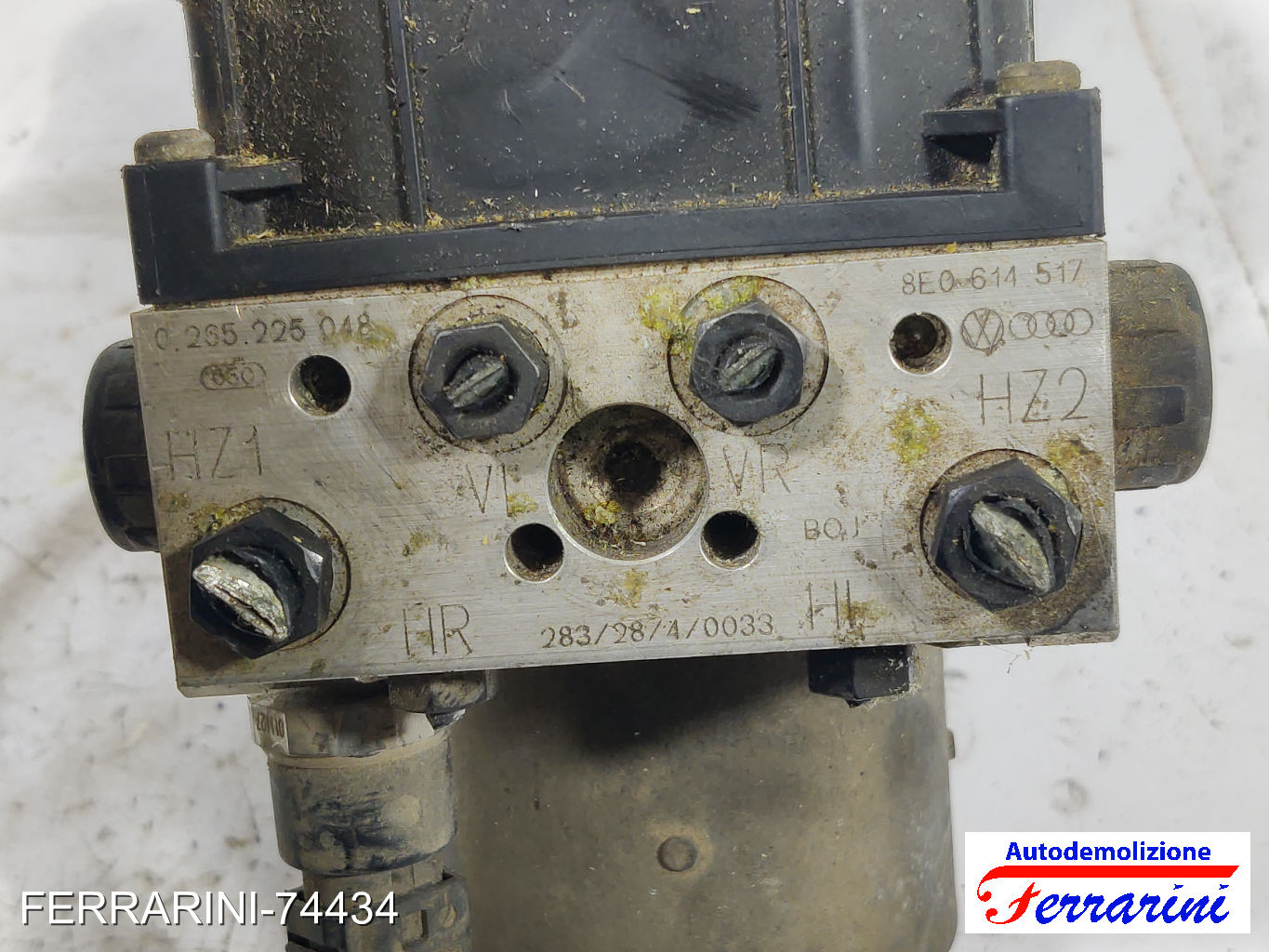 Centralina Pompa Abs AUDI A4 8E+02 1.9 TDI 2000-2004 8E0614517, 0265225048