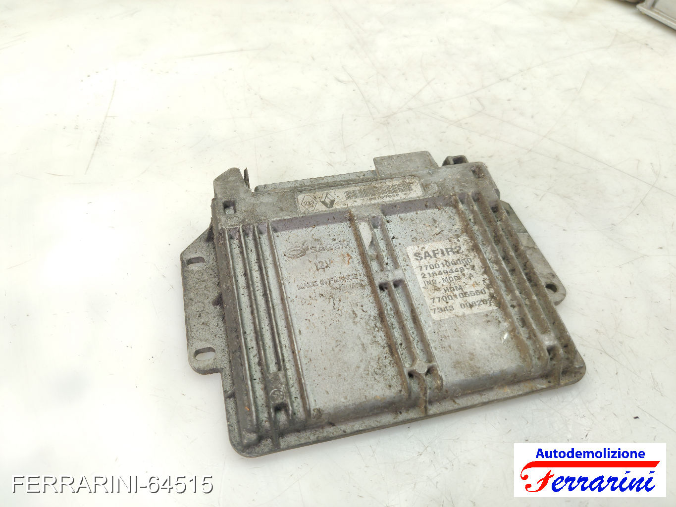 Centralina Motore RENAULT TWINGO 1 C06 1.2 1996-2007 7700109050, 7700105560