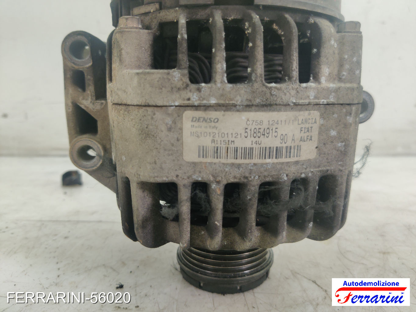 Alternatore FIAT GRANDE PUNTO 199 1.3 D MULTIJET 2005-2013 51854915, 51854910 9