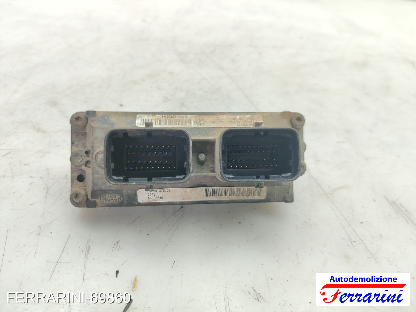 Centralina Motore FIAT PUNTO 188 1.2 60 1999-2010 55181150, 71736339, 46808846