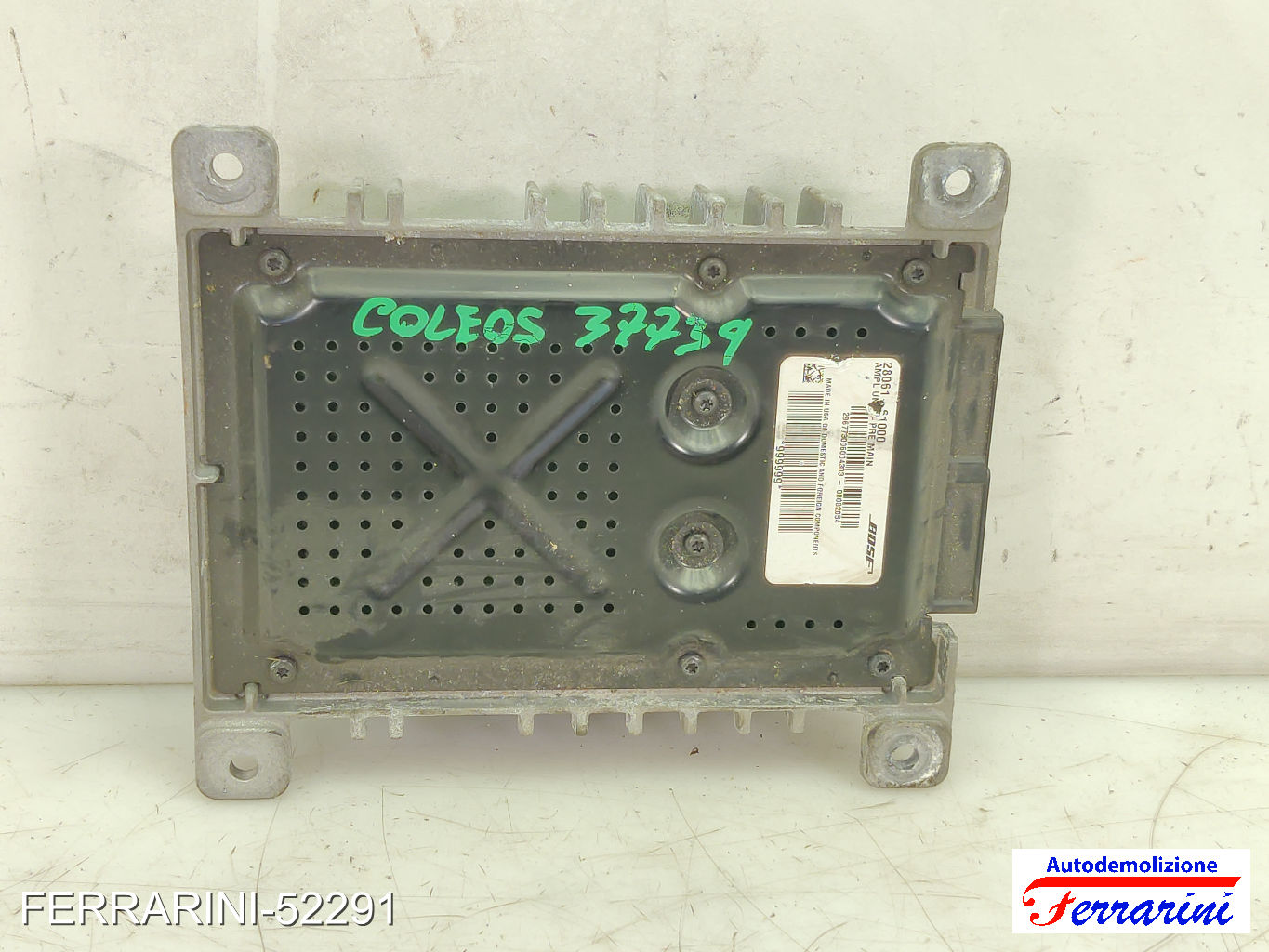 Amplificatore audio RENAULT KOLEOS 1 HY 2008-2023 2806161000 7