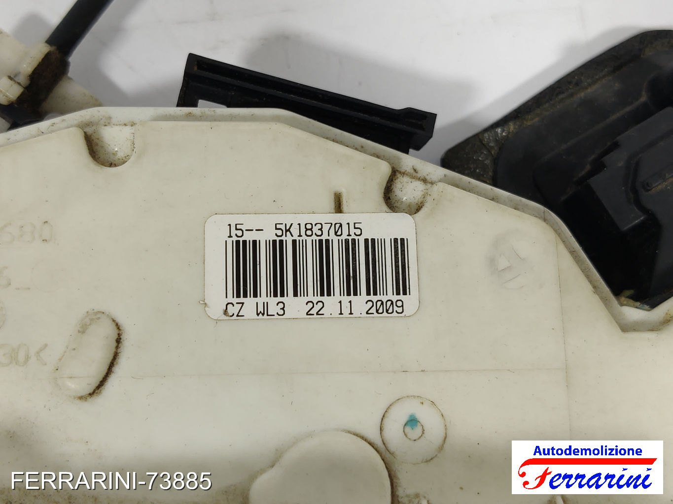 Serratura Porta VW POLO 6C1, 6R1 2009-2023 sinistro, sx, posteriore, post 9