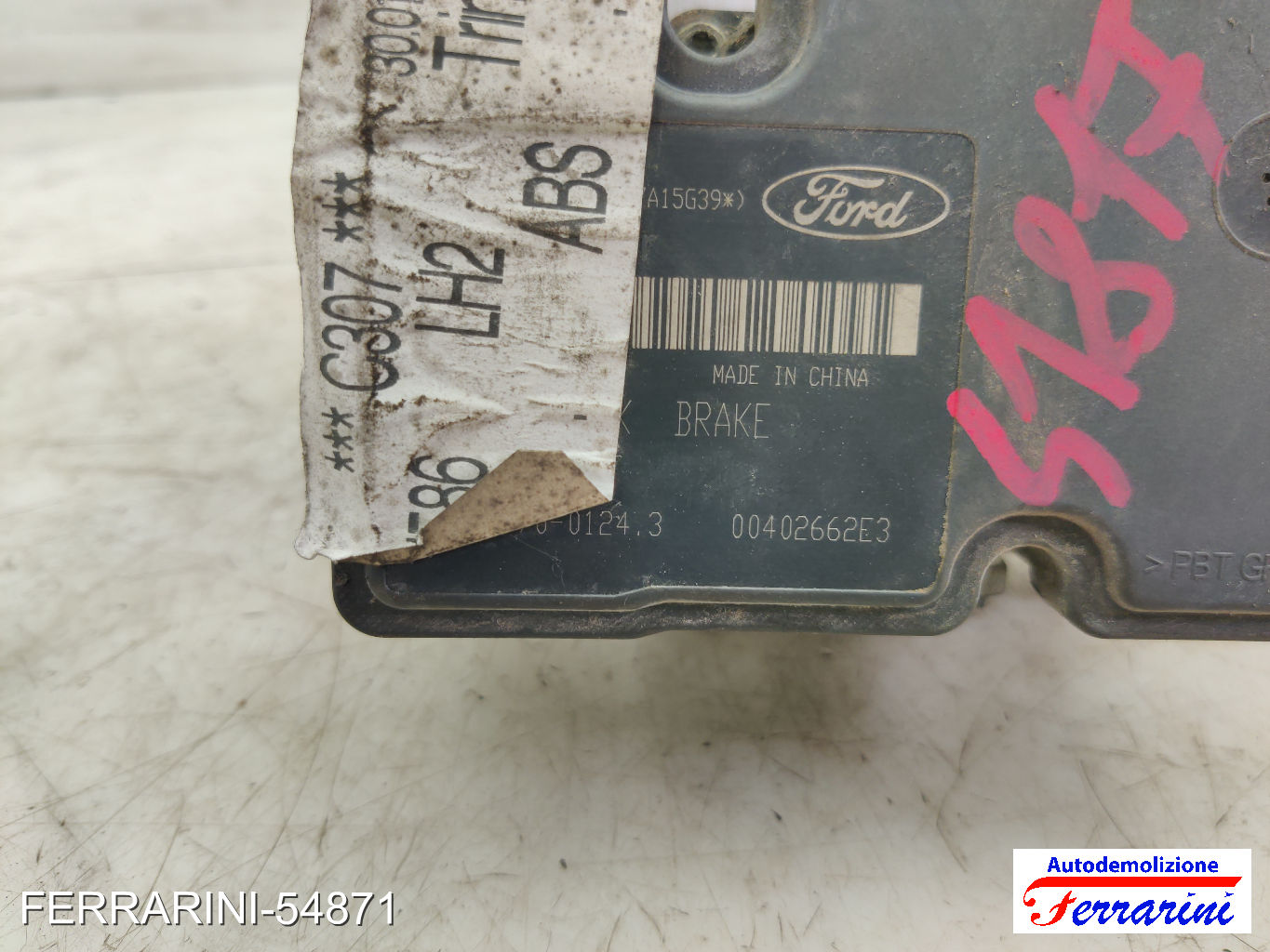 10.0970-0124.3 00402662e3 10.0207-0071.4 Centralina Pompa Abs FORD FOCUS 2