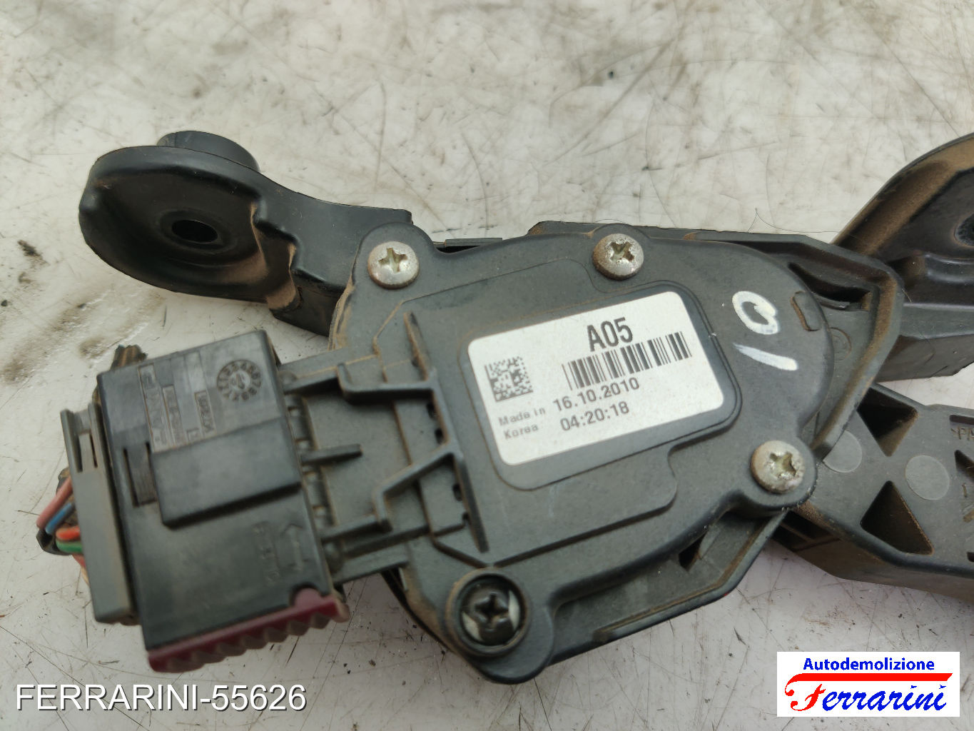 D4HA Pedale Acceleratore HYUNDAI SANTA FE 2 CM 2.0 CRDI 4X4 2010-2012 6