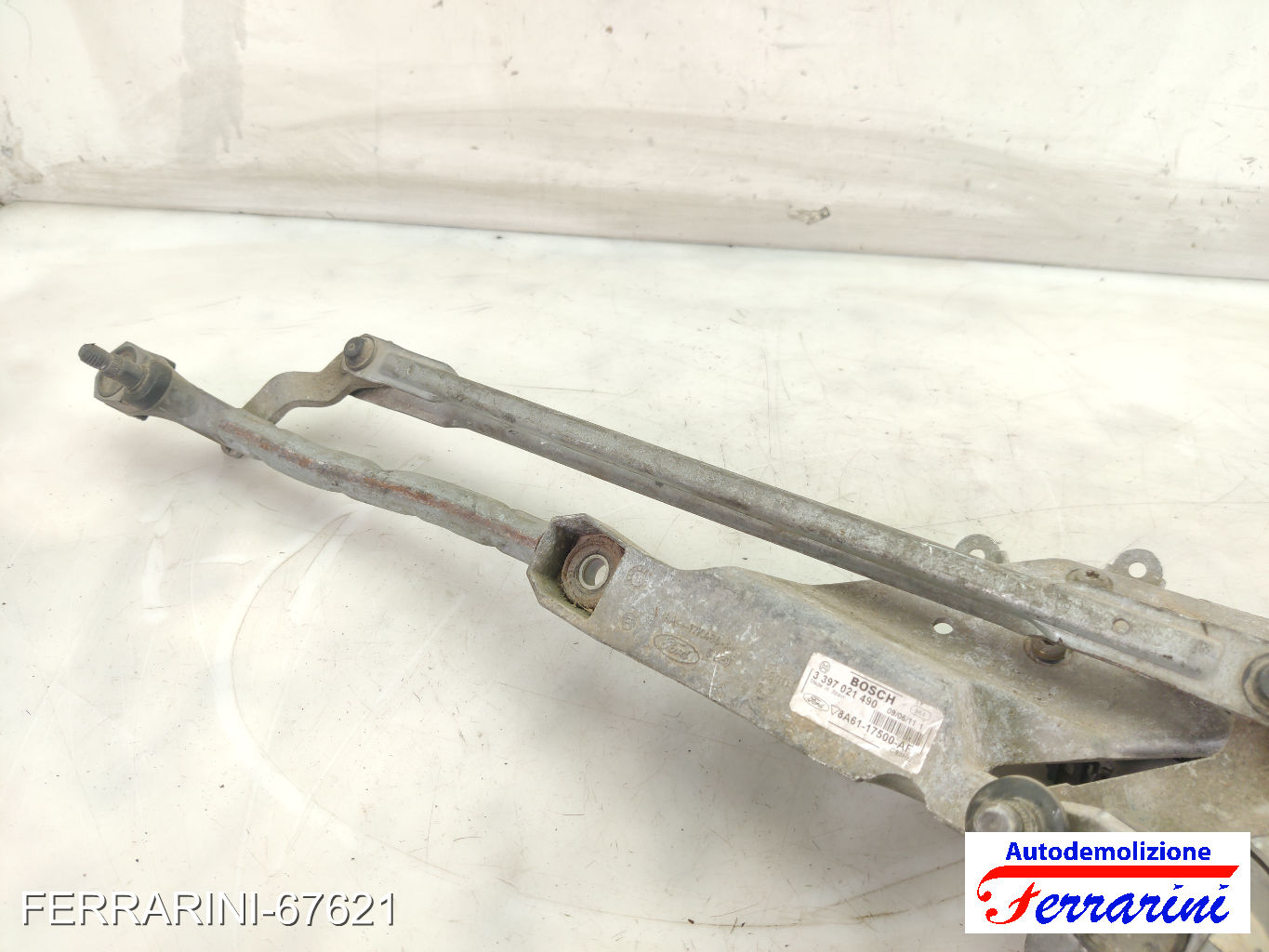 Spazzacqua Motorino Tergicristallo FORD FIESTA 6 CB1, CCN 2008-2012 anteriore 6