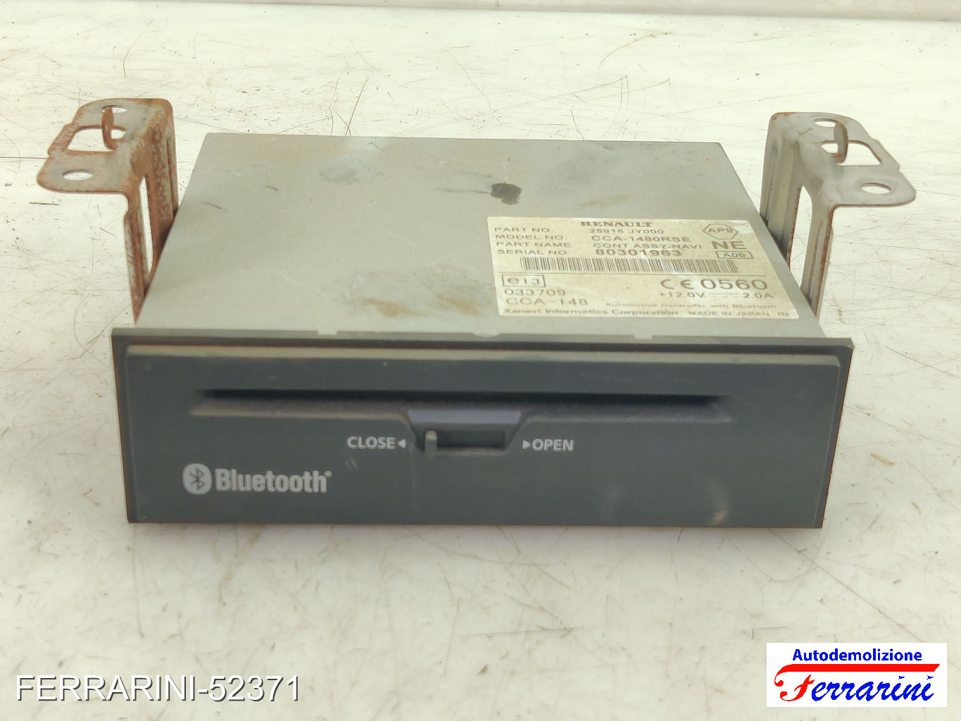 Stereo Radio RENAULT KOLEOS 1 HY 2008-2023 25915JY000, CCA1480RSE