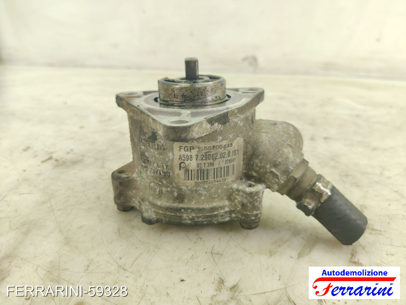 Pompe Vuoto Depressore ALFA ROMEO 147 937 1.9 JTD 2000-2002 55205443, 46771105 7