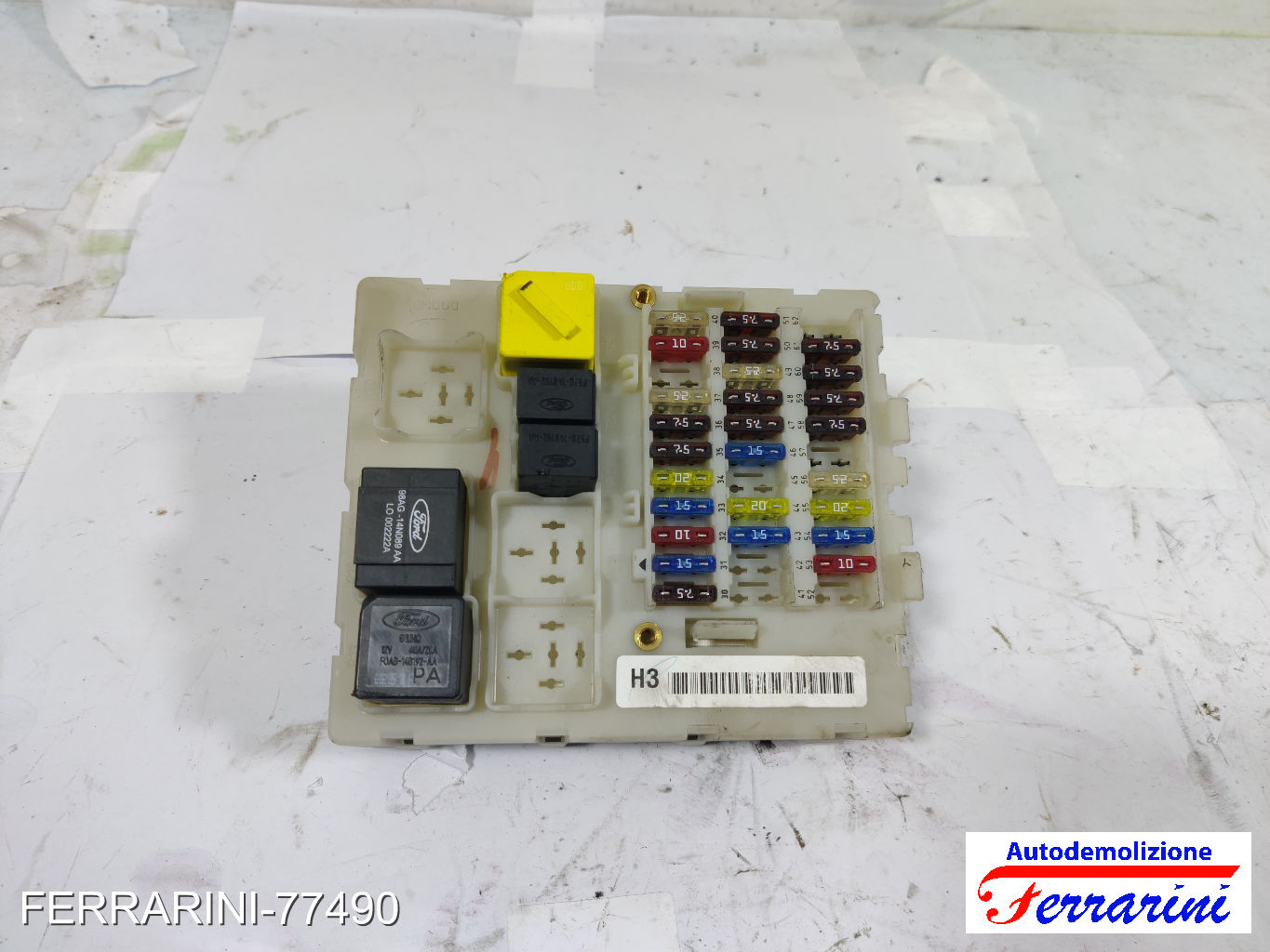 Fusibiliera Scatola Fusibili Body Computer FORD FOCUS SW DNW 1.8 TURBO DI/TDDI