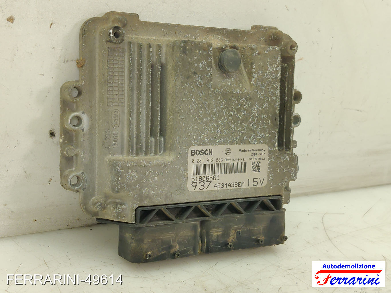 Centralina Motore ALFA ROMEO GT 937 1.9 JTD 2003-2010 0281012883, 55195481 9