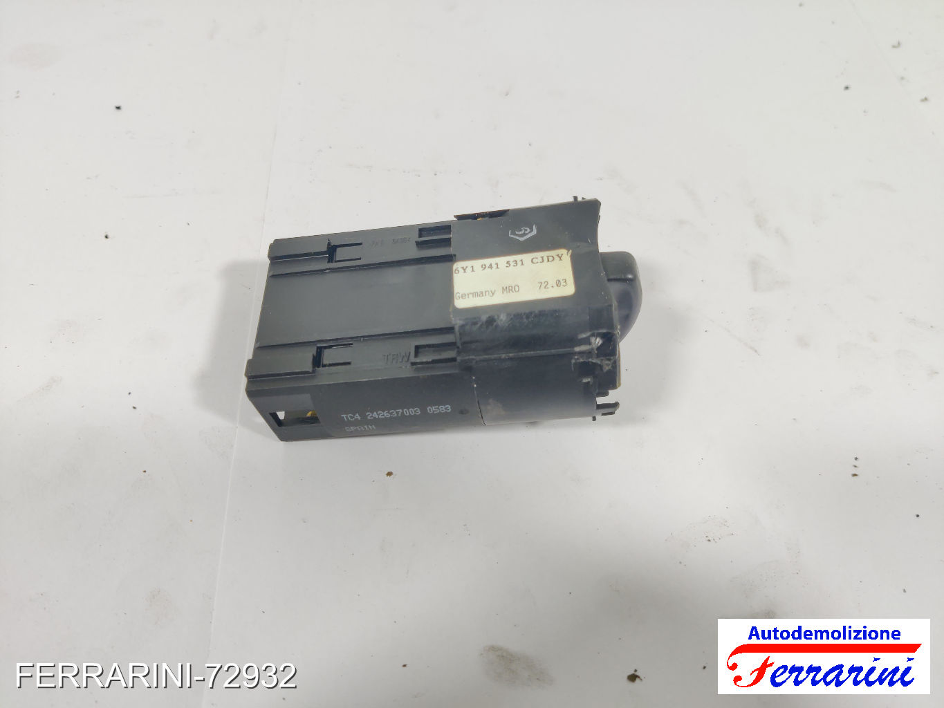Interruttore Luci Fari SKODA FABIA 1 COMBI 6Y5 2000-2007 6Y1941531CJDY