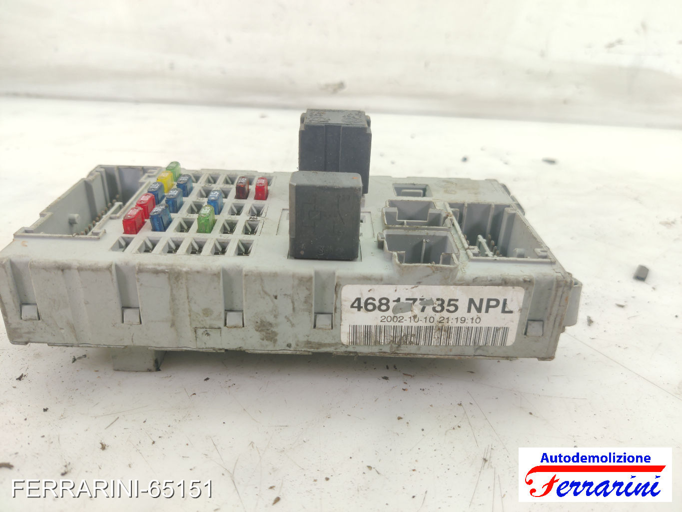Fusibiliera Scatola Fusibili Body Computer FIAT PUNTO 188 1.2 60 1999-2010 7