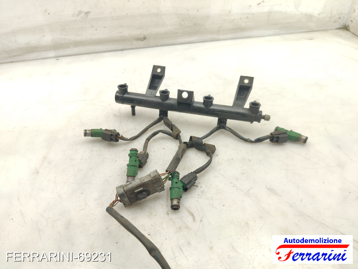 Flauto Con Iniettori PEUGEOT 1007 KM 1.4 2005-2009 9655833580, 1984G0