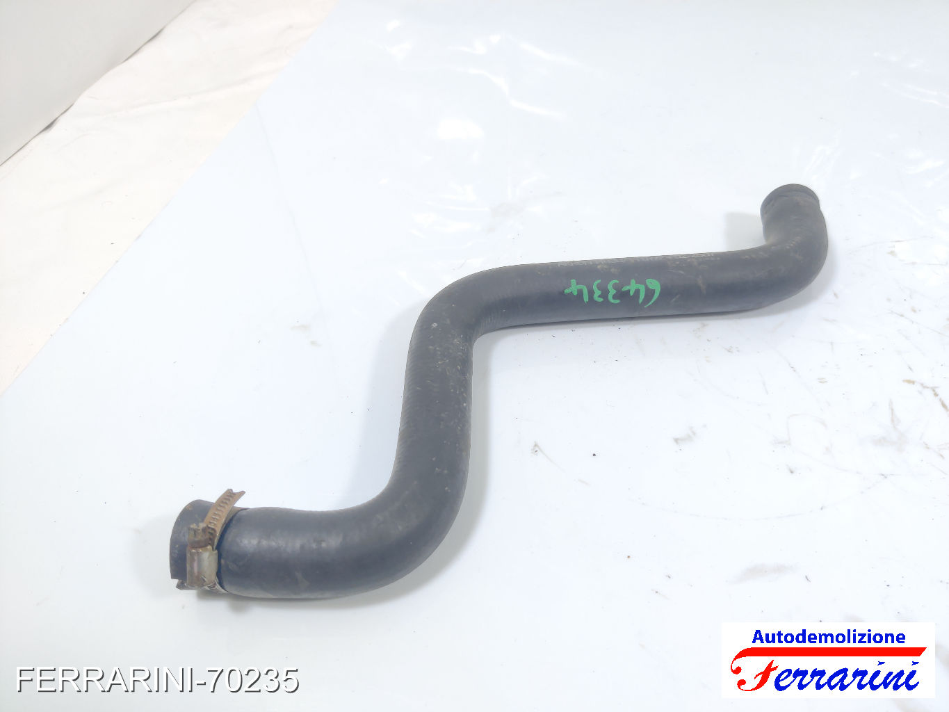 tubo acqua radiatore FIAT PUNTO 188 1.2 60 1999-2010 51713528, 64334, 46543621 7