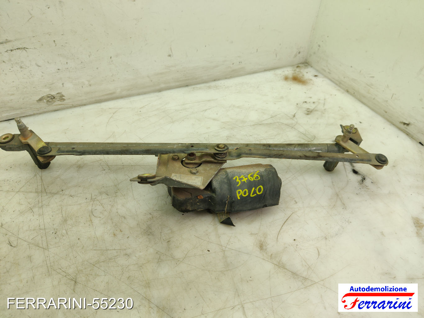 Spazzacqua Motorino Tergicristallo VW POLO 6N1 1995-1999 anteriore, frontale