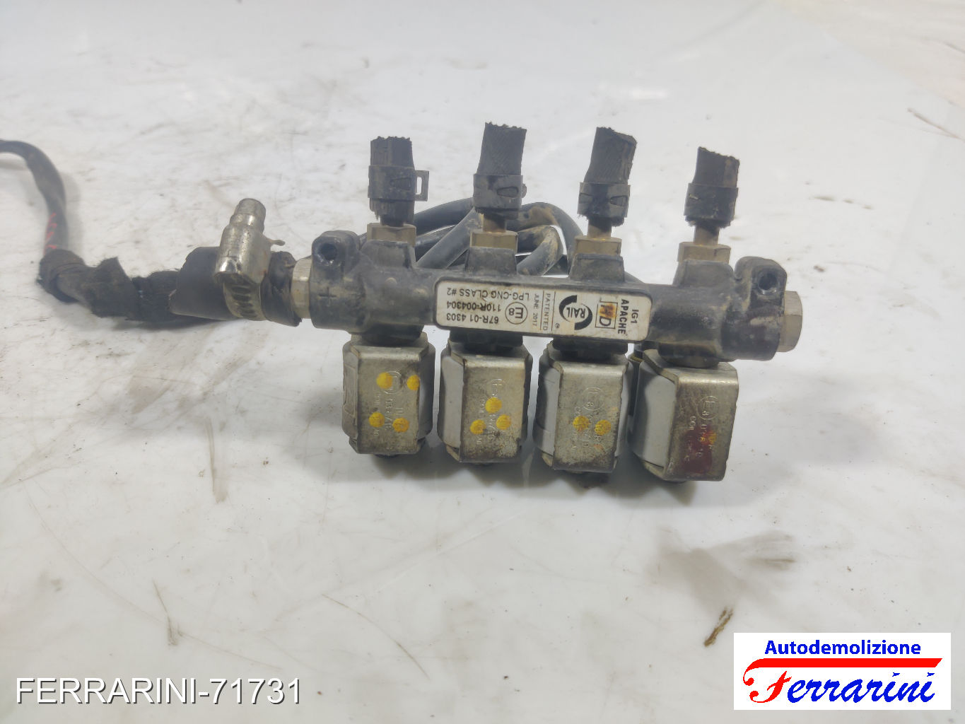 iniettori GPL ig1 apache MERCEDES CLASSE A W169 A 150 2004-2012 67R014303