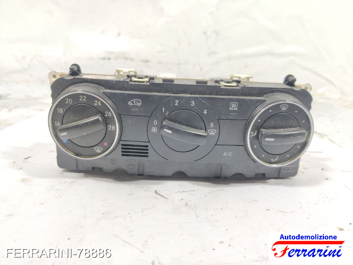 automatico Tastiera Clima MERCEDES CLASSE A W169 2004-2012 anteriore, frontale