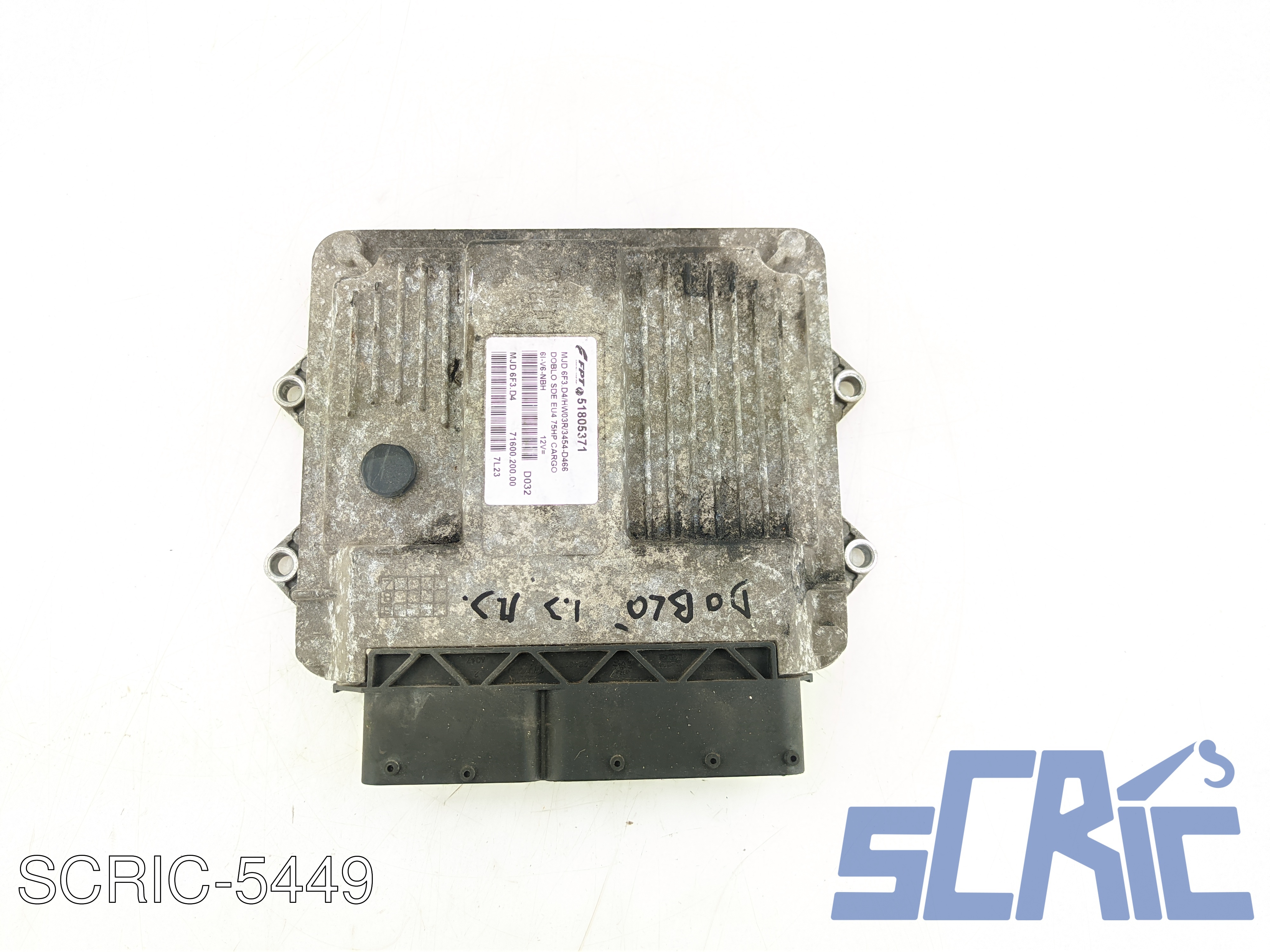 Centralina Motore FIAT DOBLO 223 1.3 D MULTIJET 2005-2010 51805371, MJD6F3D4