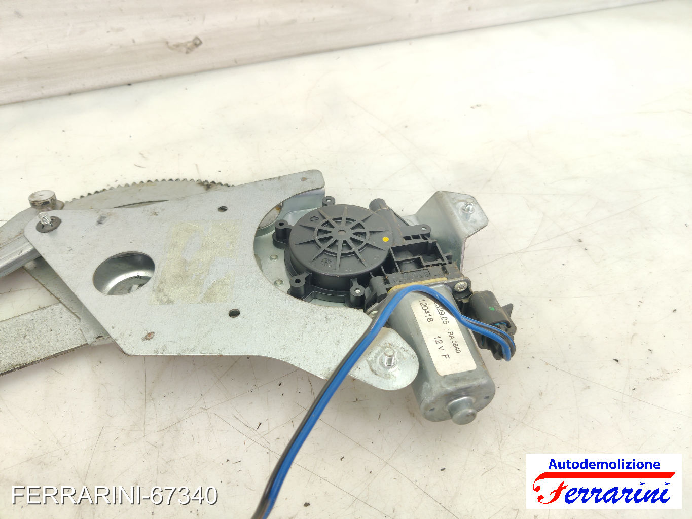 Alzavetro RENAULT KANGOO KC0/1 2001-2007 sinistro, sx, frontale, anteriore 6