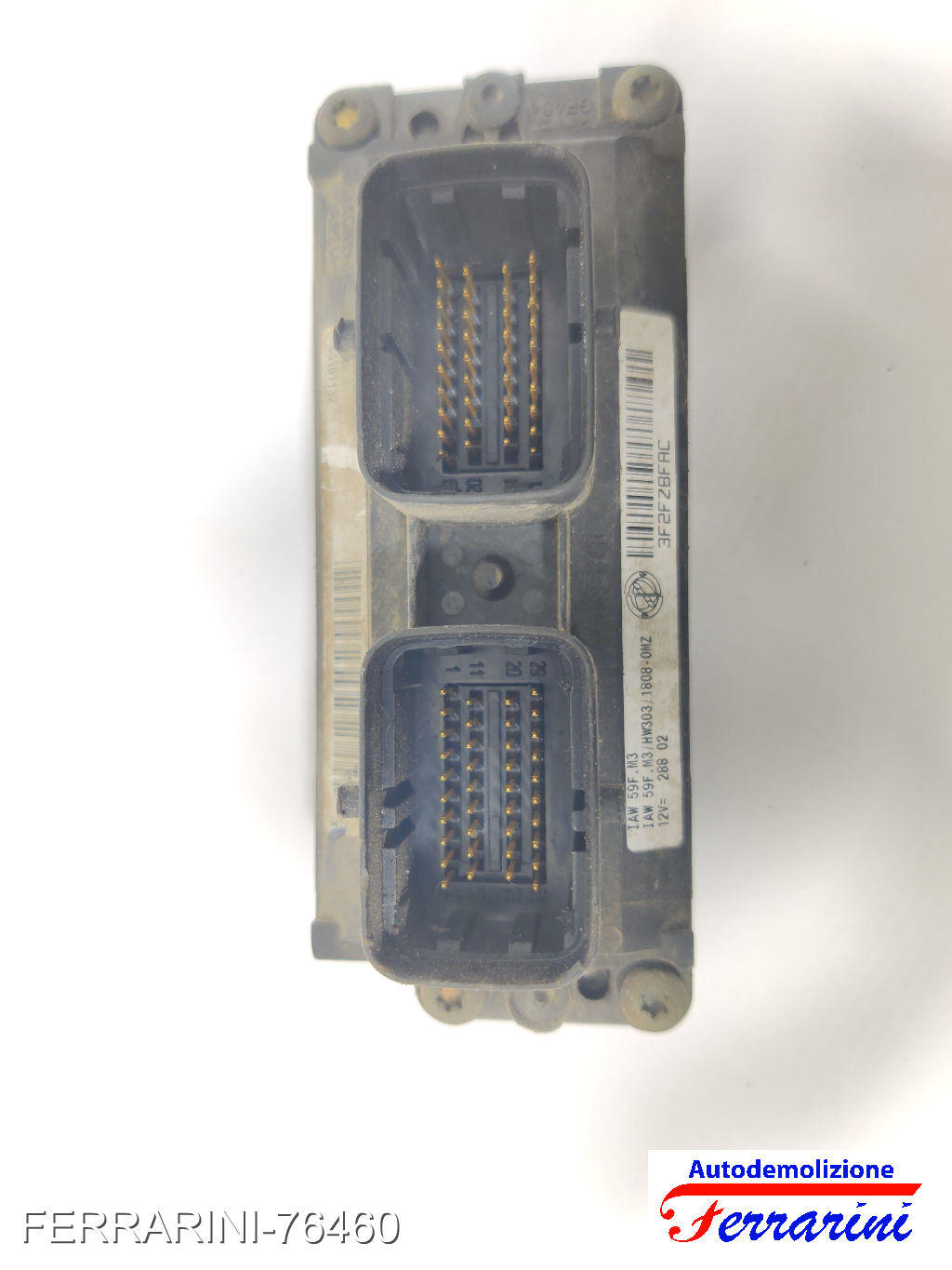 Centralina Motore FIAT PUNTO 188 1.2 60 1999-2010 55181132, 6160037606, IAW59FM3 7