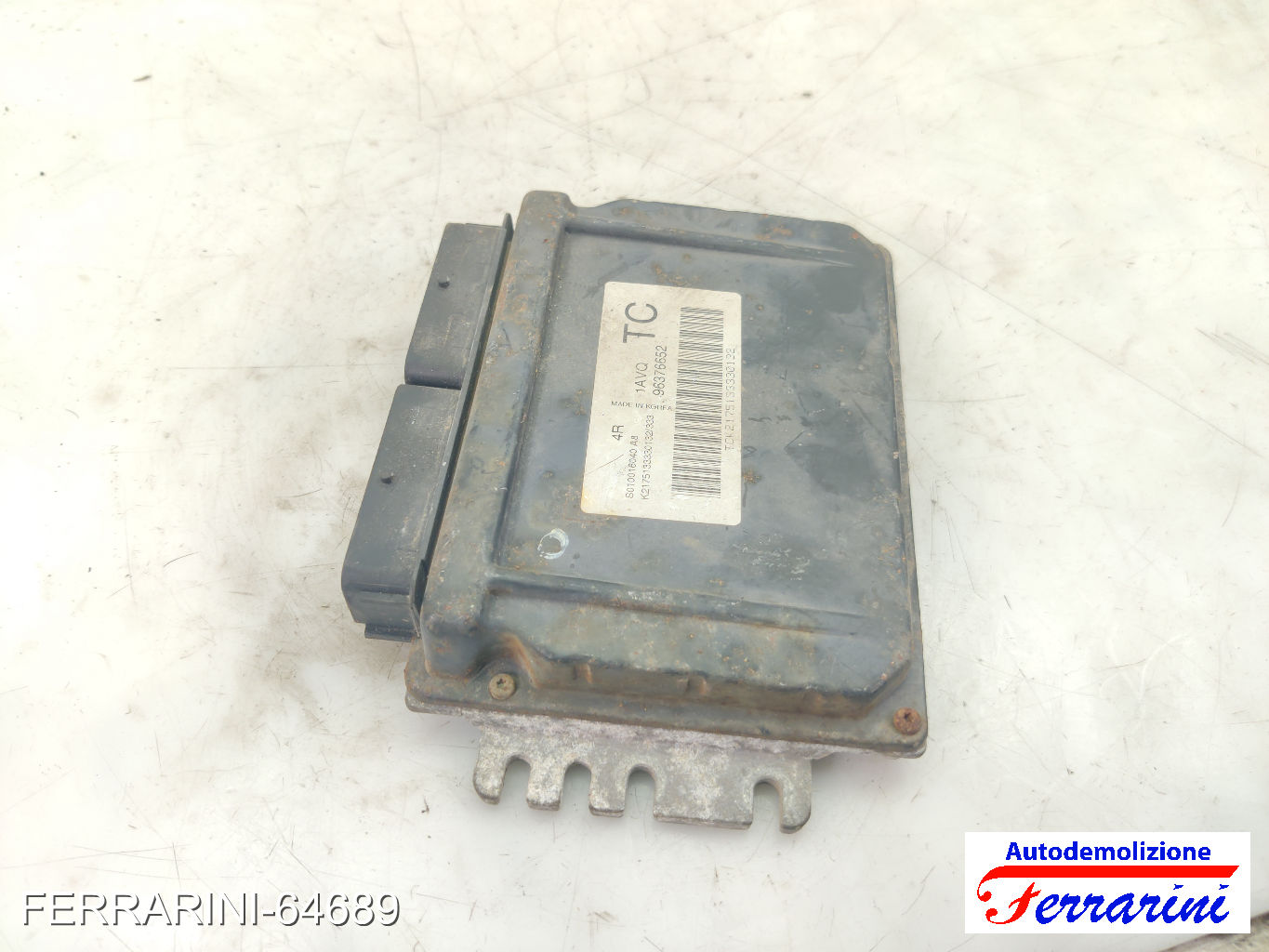 Centralina Motore DAEWOO KALOS KLAS 1.2 2003-2005 96376652, K2175133330132