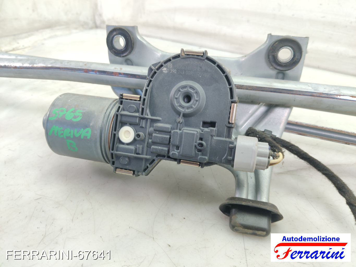 Spazzacqua Motorino Tergicristallo OPEL MERIVA B S10 2010-2017 anteriore 13