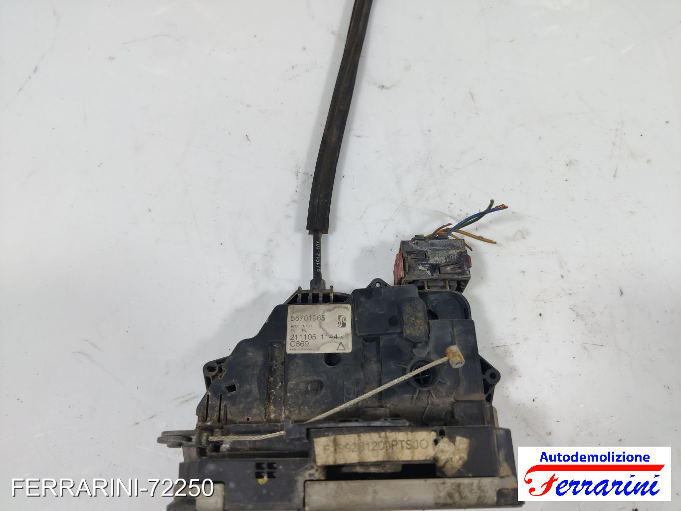 Serratura Porta FIAT GRANDE PUNTO 199 2005-2013 sinistro, sx, posteriore, post 8