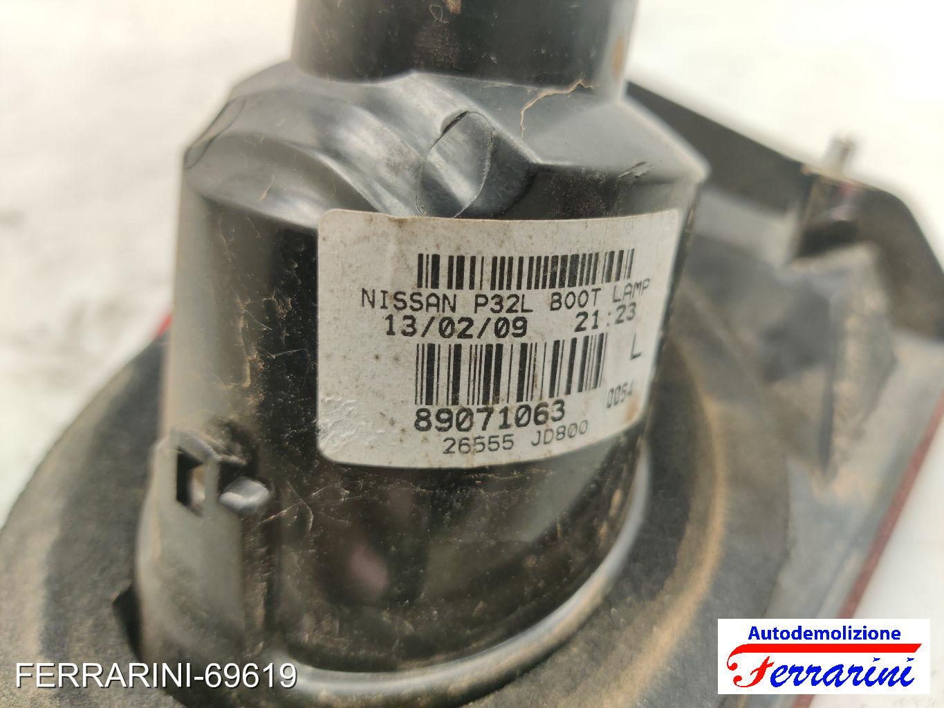 Fanalino Stop Posteriore NISSAN QASHQAI 1 J10, JJ10E, NJ10 2006-2013 sinistro