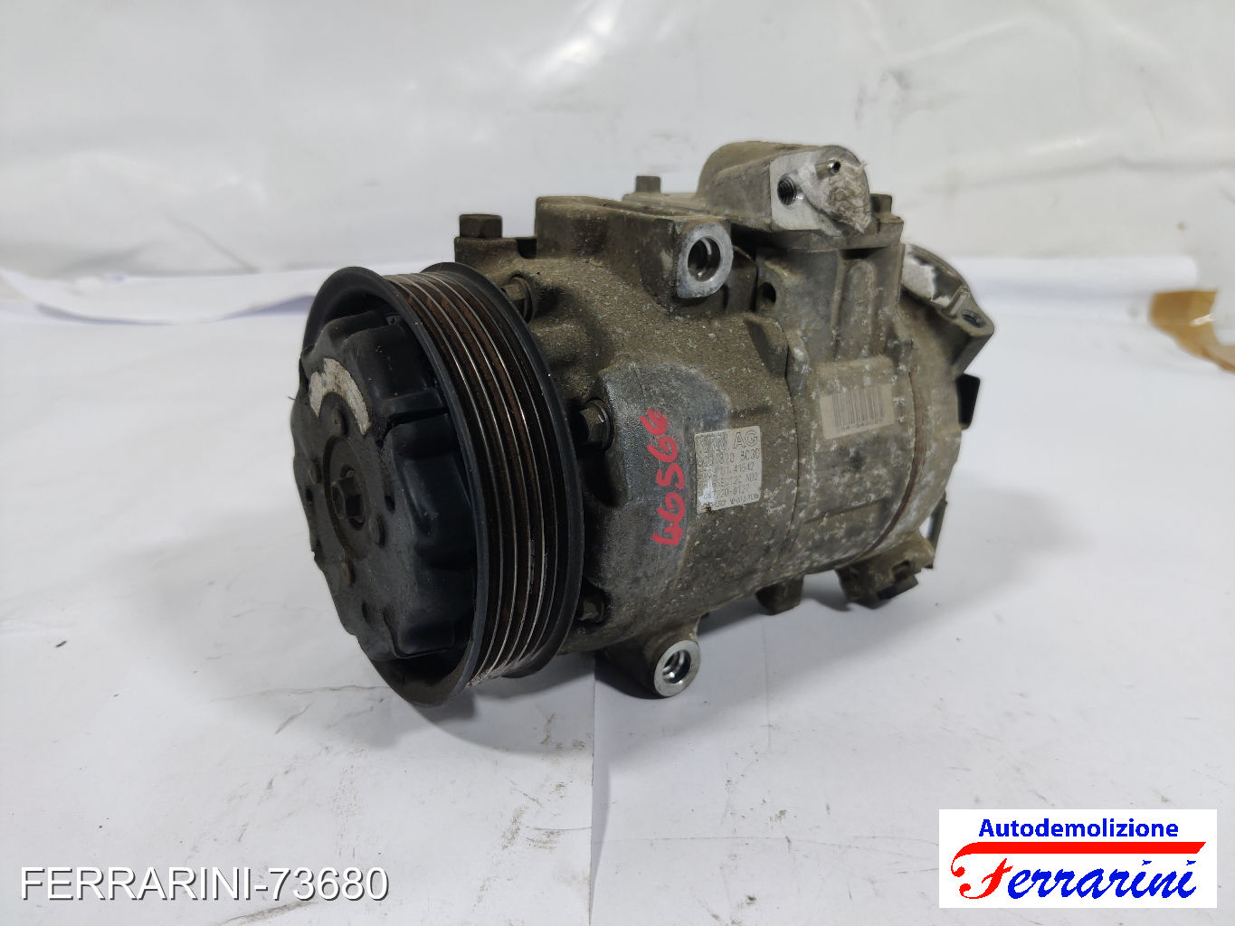 Compressore Clima SKODA FABIA 1 COMBI 6Y5 1.9 TDI 2000-2007 6Q0820803D