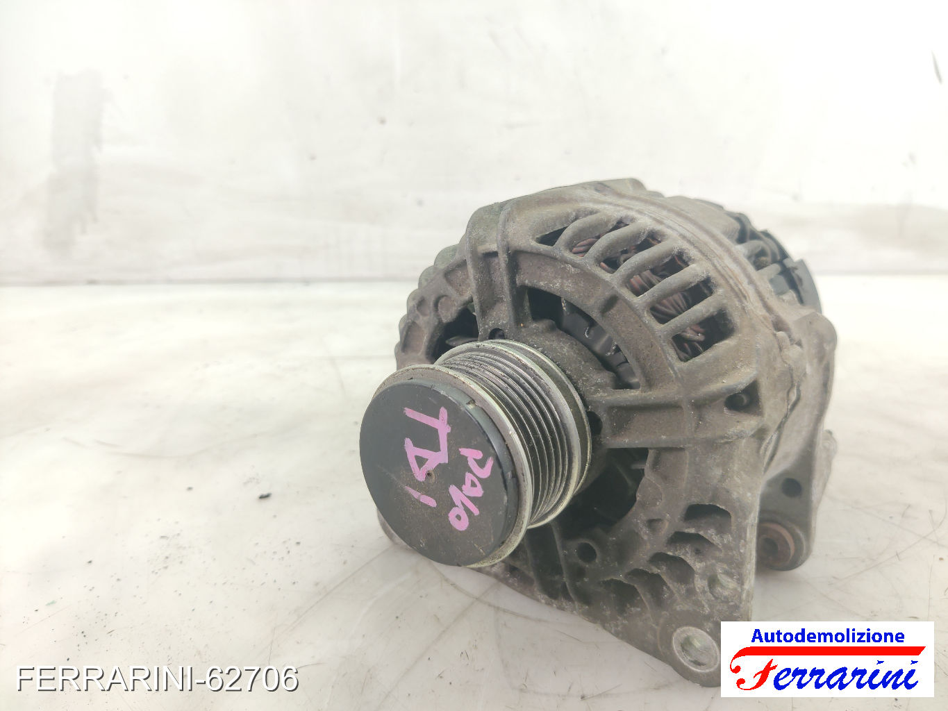 Alternatore VW POLO 9A, 9N 1.4 TDI 2001-2005 045903023, 5OOM115225, 0124325012