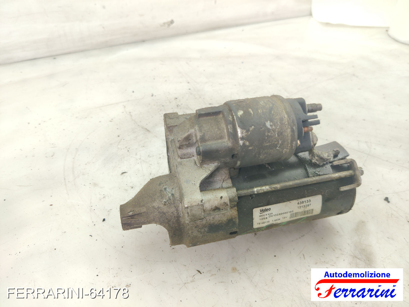 Motorino Avviamento CITROEN C2 JM 1.4 HDI 2003-2009 5802FG, 9688268480, 1213257