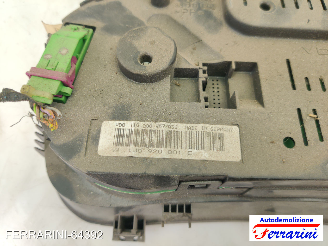 Quadro Contachilometri VW GOLF 4 VARIANT 1J5 1.9 TDI 1999-2006 1J0920801E 7