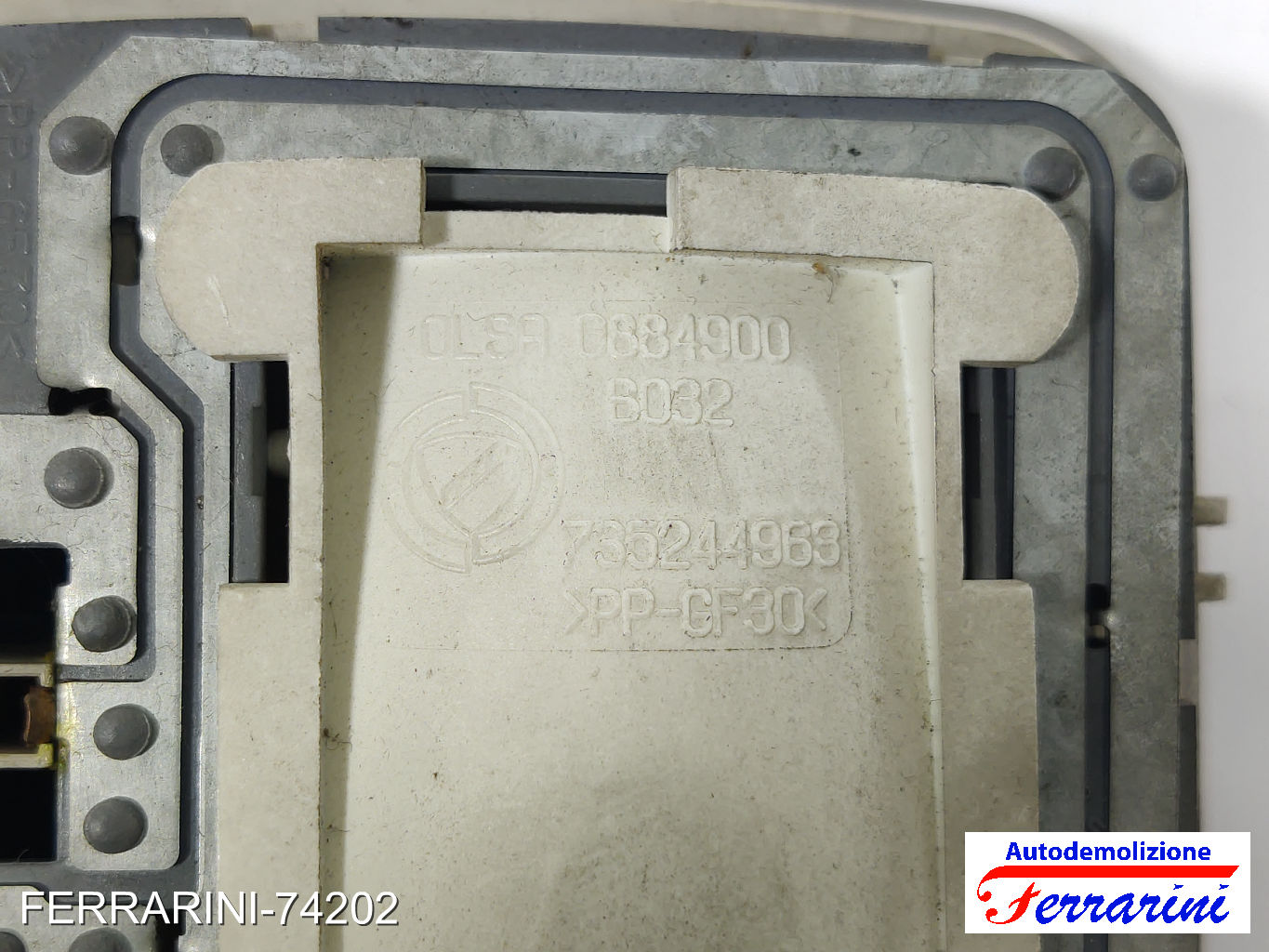 Plafoniera FIAT DOBLO 119, 223 2001-2010 anteriore, frontale centrale, ant