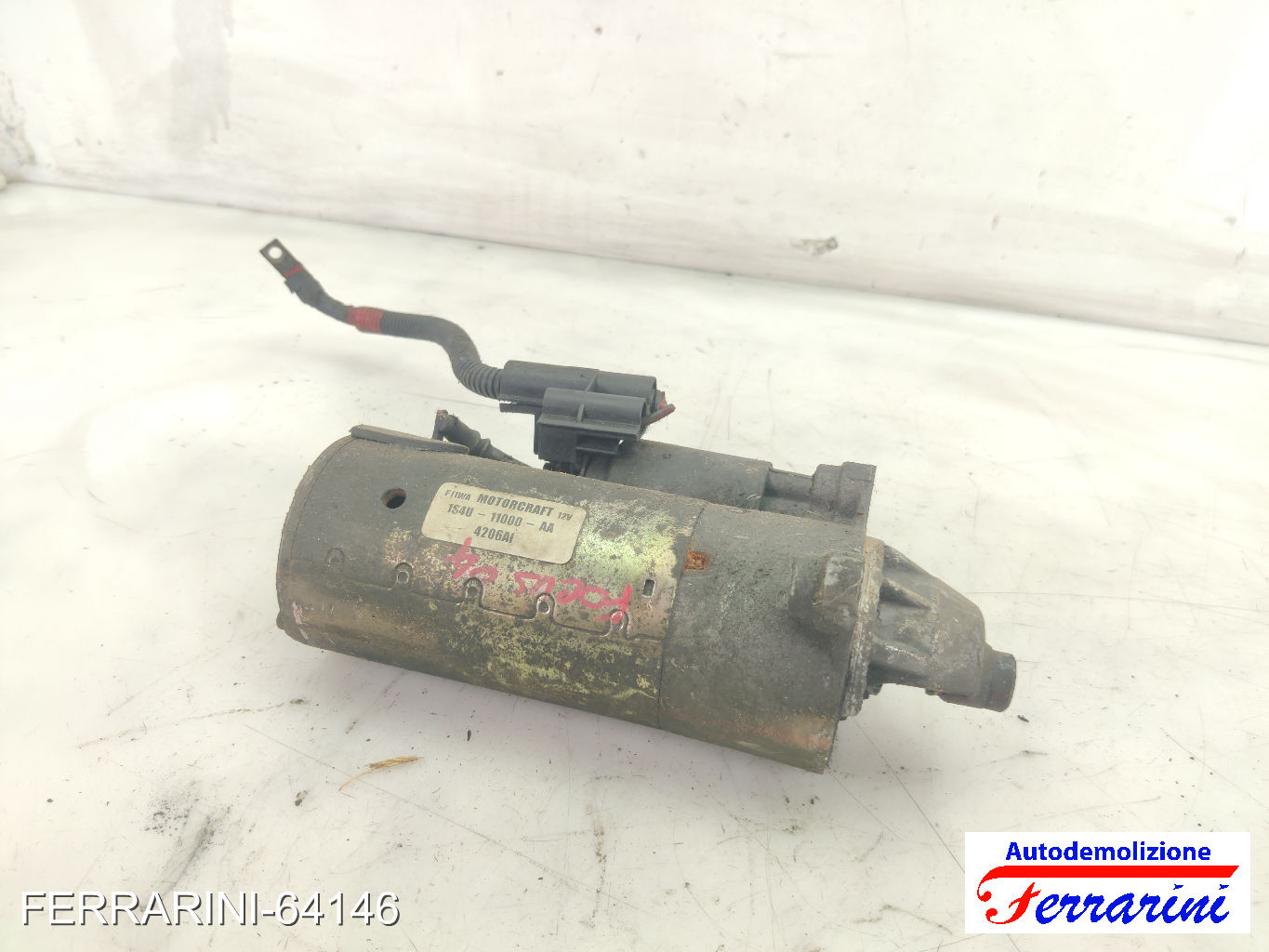Motorino Avviamento FORD FOCUS SW DNW 1.8 TDCI 2001-2004 1S4U11000AA, 1644028 6