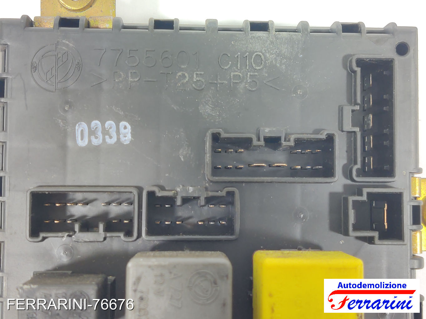 Fusibiliera Scatola Fusibili Body Computer FIAT PUNTO 176 1.2 16V 1997-1999
