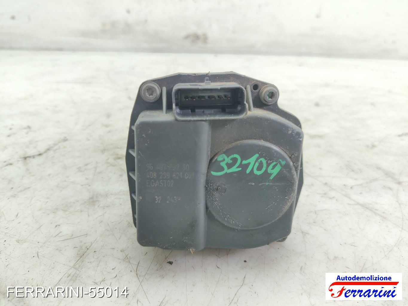 Corpo Farfallato CITROEN C3 1 FC, FN 1.1 LPG 2006-2009 408239821001, 9640798230