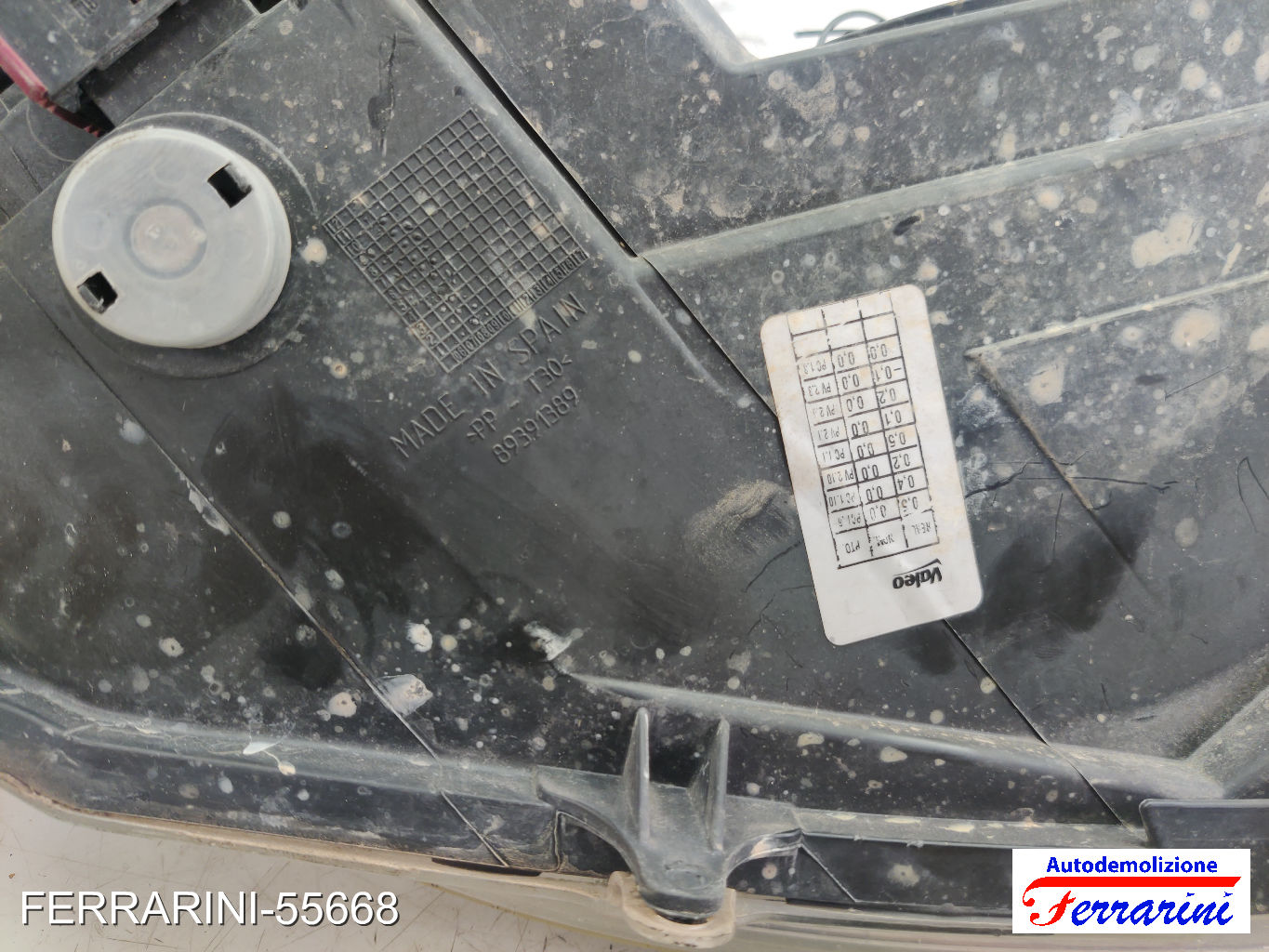 Faro Anteriore OPEL CORSA D S07 2006-2014 sinistro, sx 93189357, 93189358