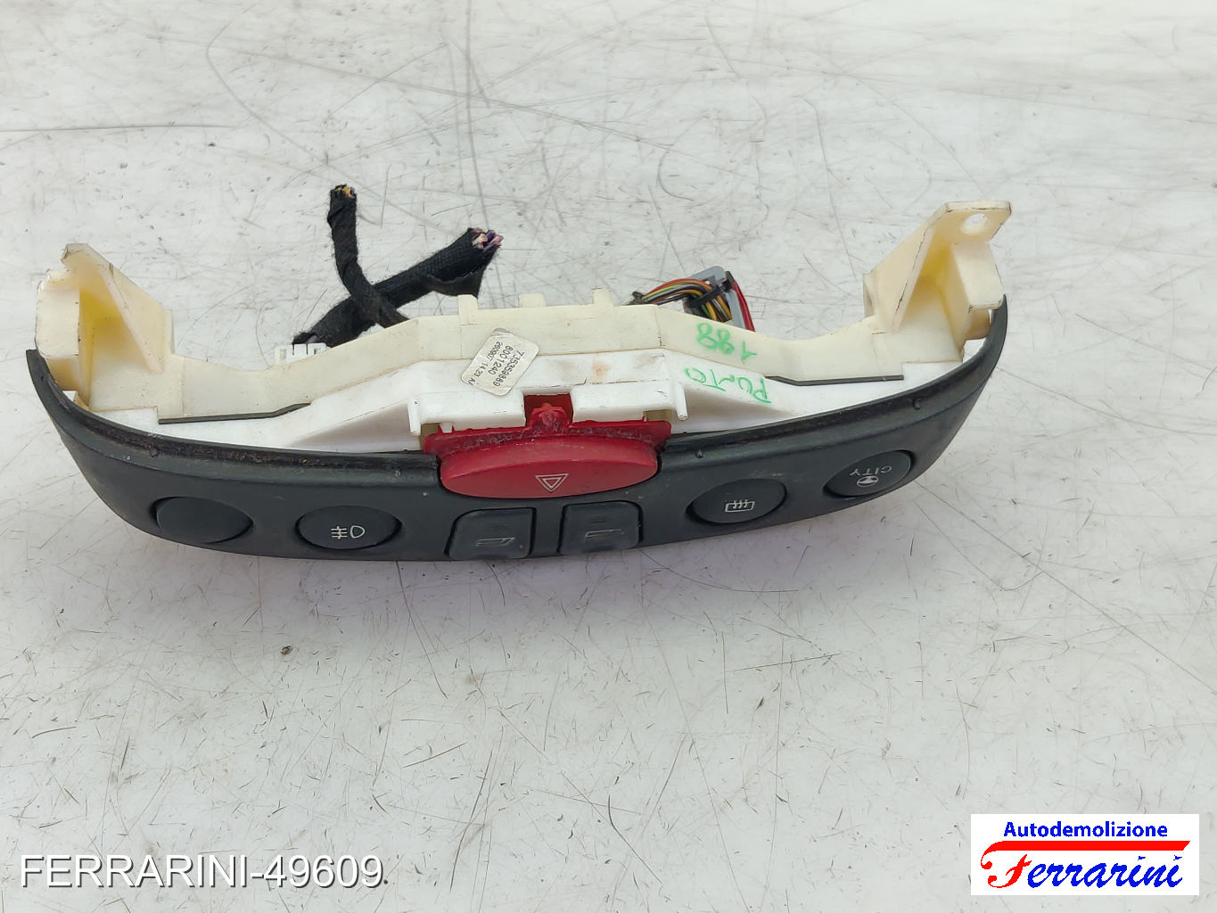 Pulsantiera Tastiera Alzavetro FIAT PUNTO 188 1999-2006 sinistra, sx, frontale