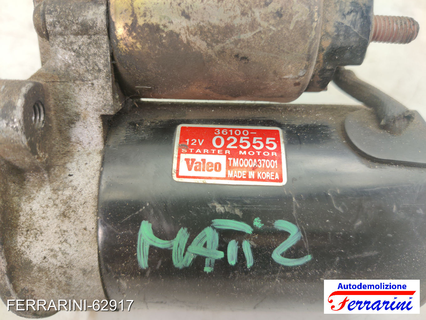 Motorino Avviamento HYUNDAI GETZ TB 1.1 2002-2005 3610002555, 3610002550 8