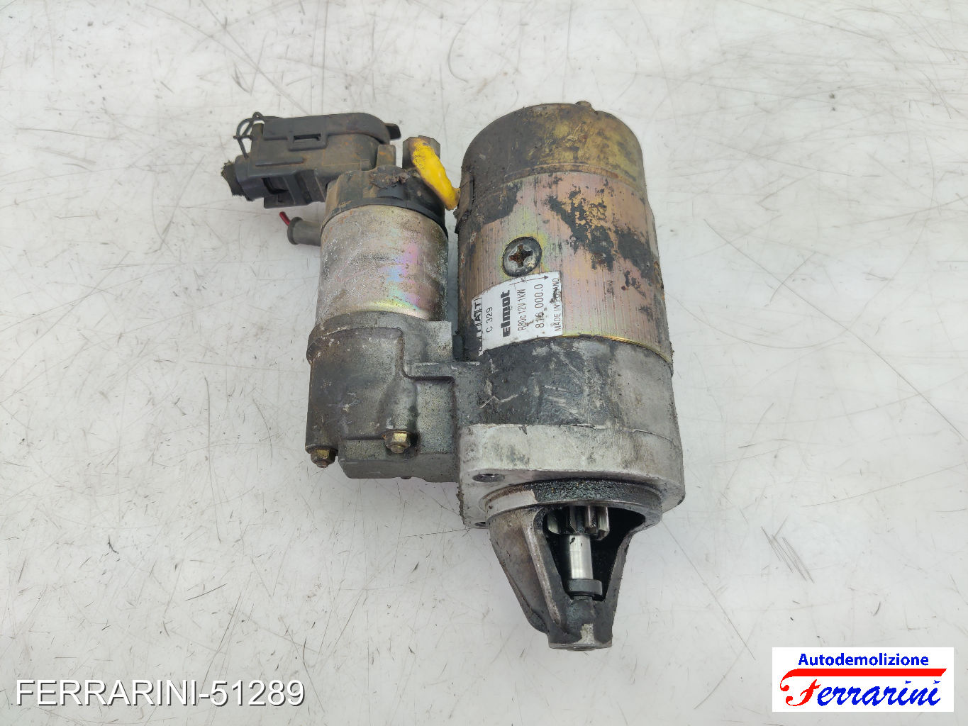 Motorino Avviamento SEAT MARBELLA 28A 0.9 1987-1993 8160000, 46432301, STX201390 6