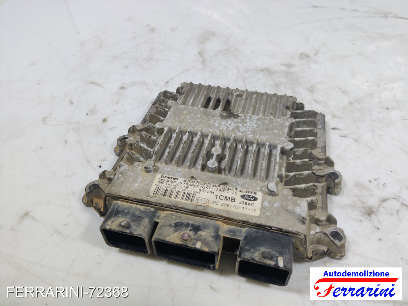 Centralina Motore FORD FIESTA 5 JD, JH 1.4 TDCI 2001-2008 6S6112A650AB, J38AC