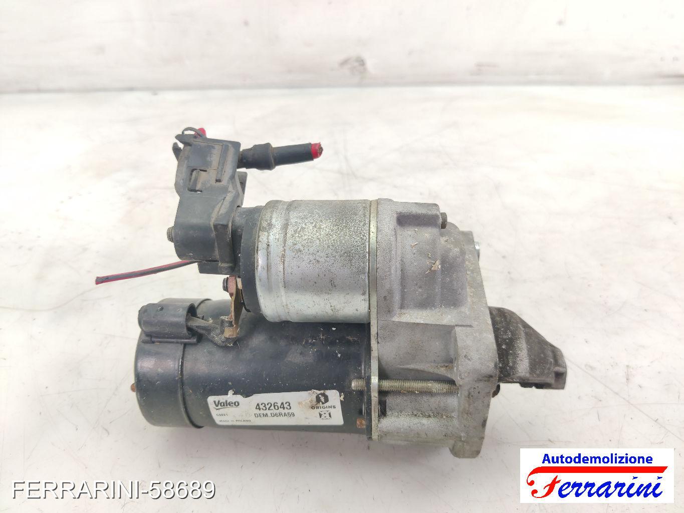 Motorino Avviamento FIAT BRAVA 182 1.2 16V 80 1998-2002 71721248, 55196400 7