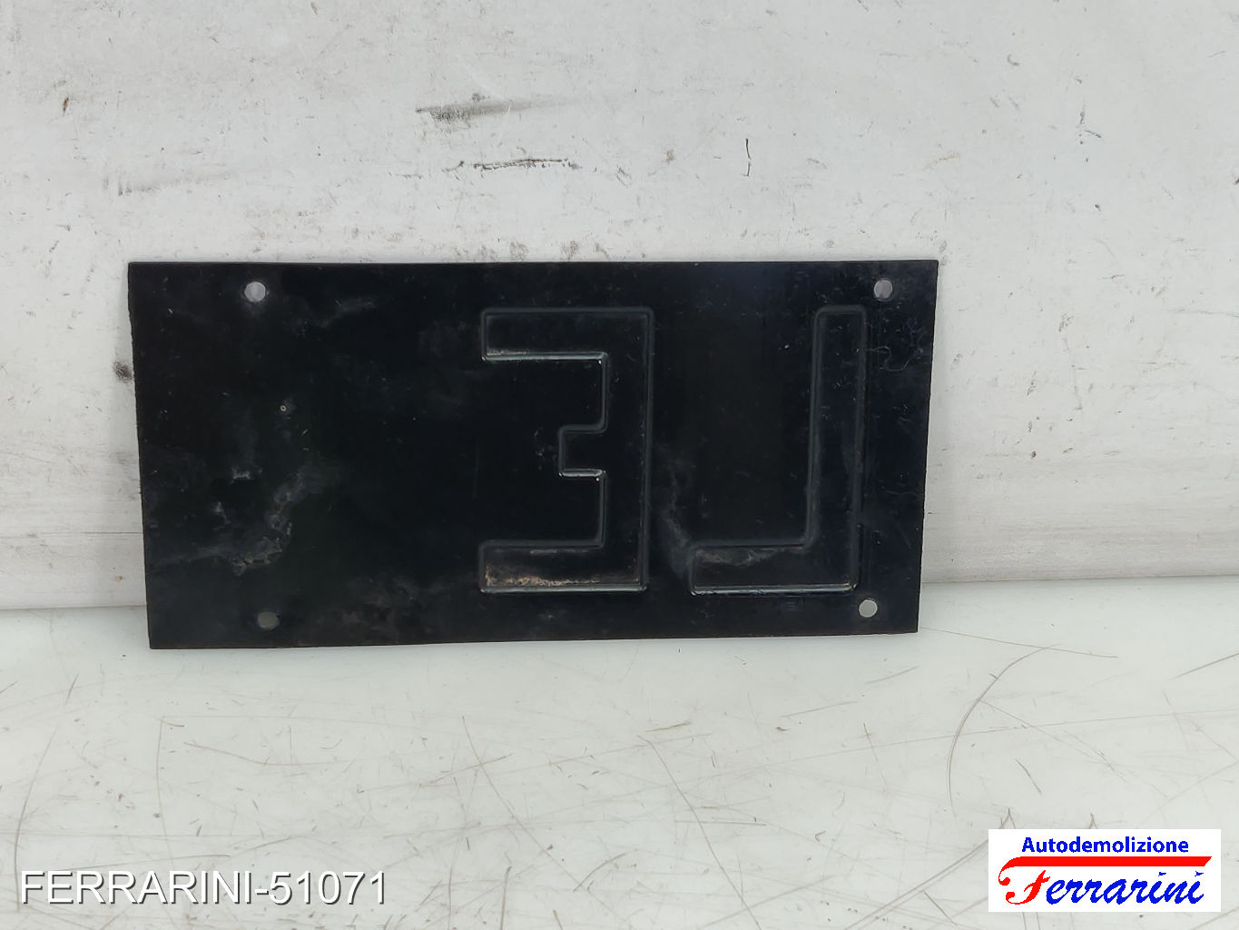 targa nera epoca Lecce LE FIAT PANDA 141 30 650 1982-2004 7